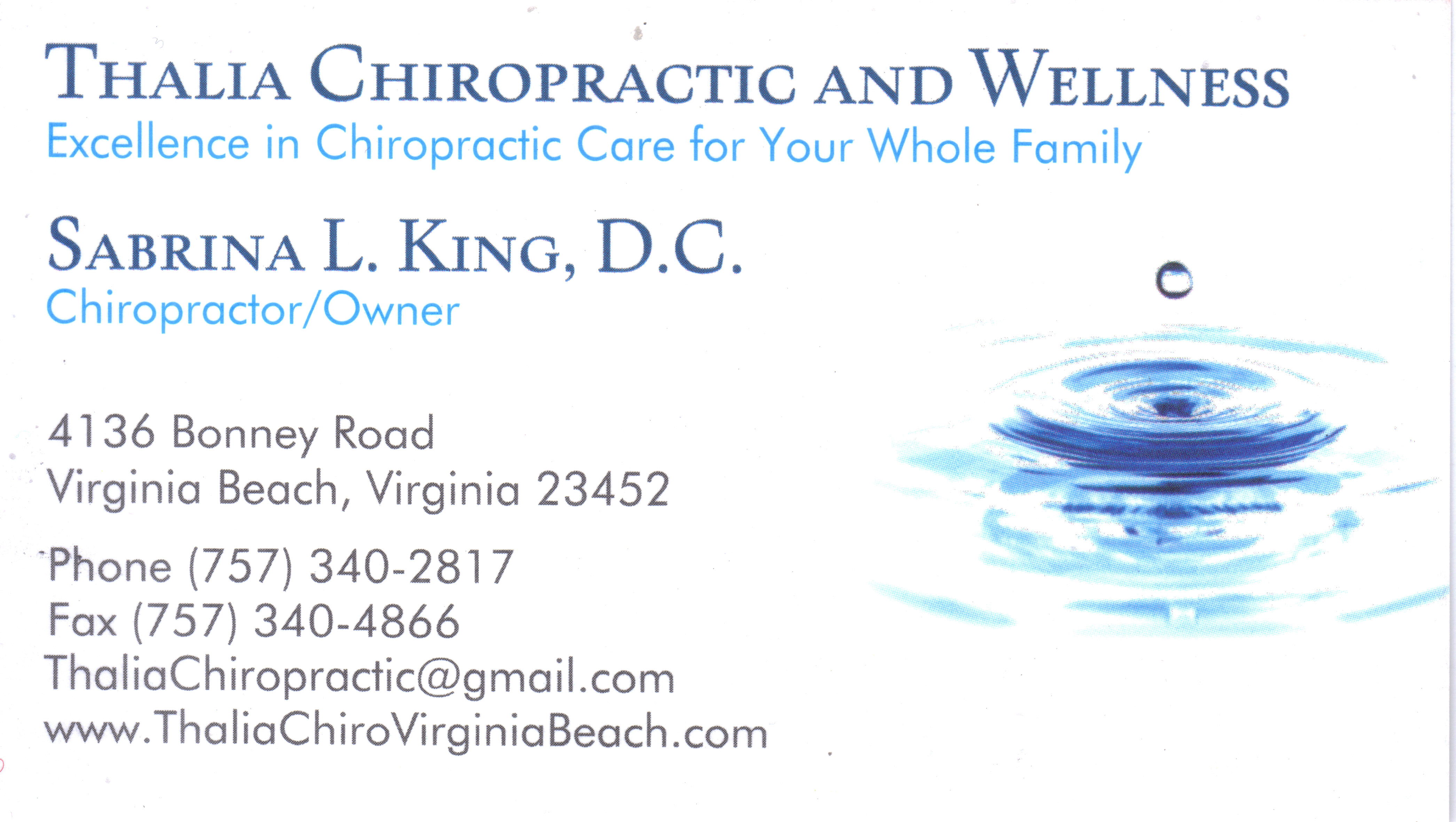 Thalia Chiropractic and Wellness